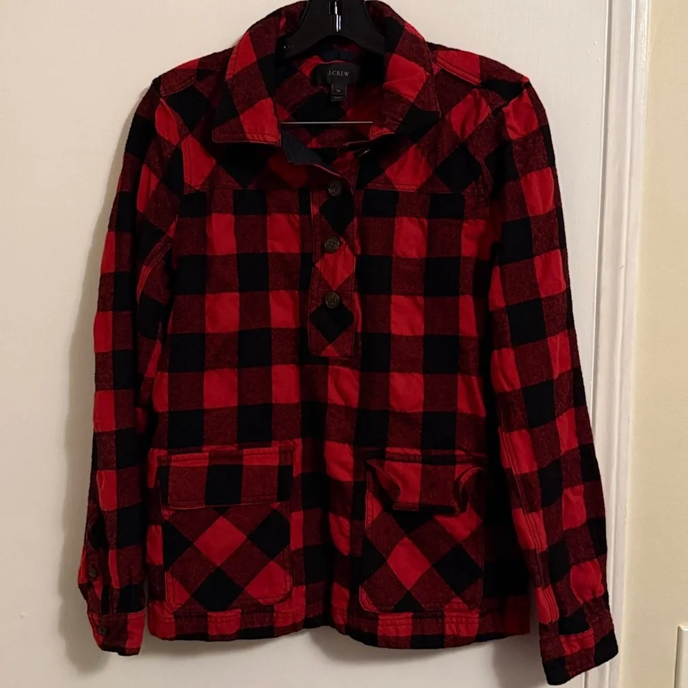 Red and Black Plaid Jacket